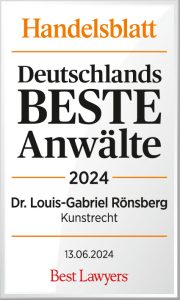 Dr Louis Gabriel Roensberg Auszeichnung Best Lawyers 2024